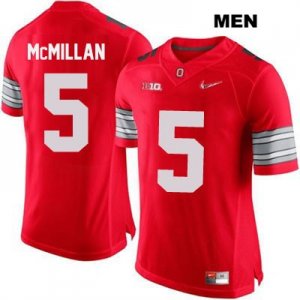 Men's NCAA Ohio State Buckeyes Raekwon McMillan #5 College Stitched Diamond Quest Authentic Nike Red Football Jersey WQ20I57ZZ